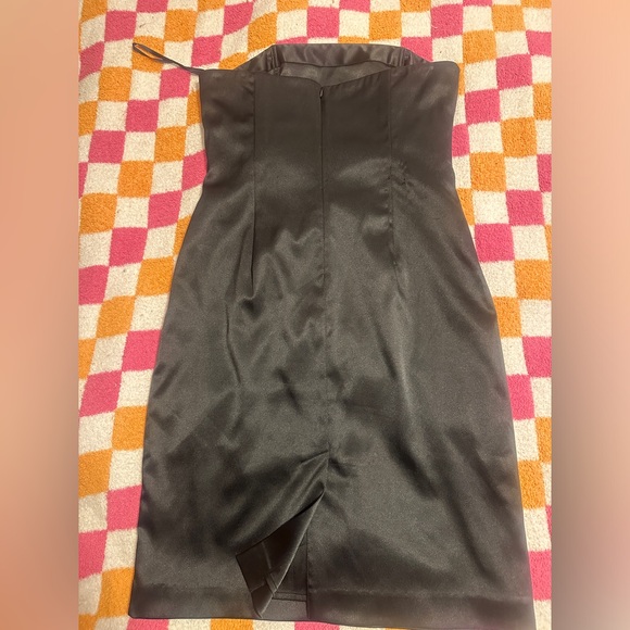 Vintage Black Strapless Dress - Picture 2 of 6